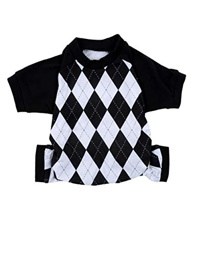 Argyle Black & White