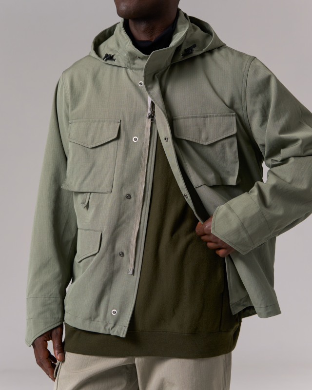 Takibi Ripstop Field Jacket - Lightweight Waterproof Outdoor Jacket for Hiking, Camping & Travel | Men's Windbreaker Raincoat