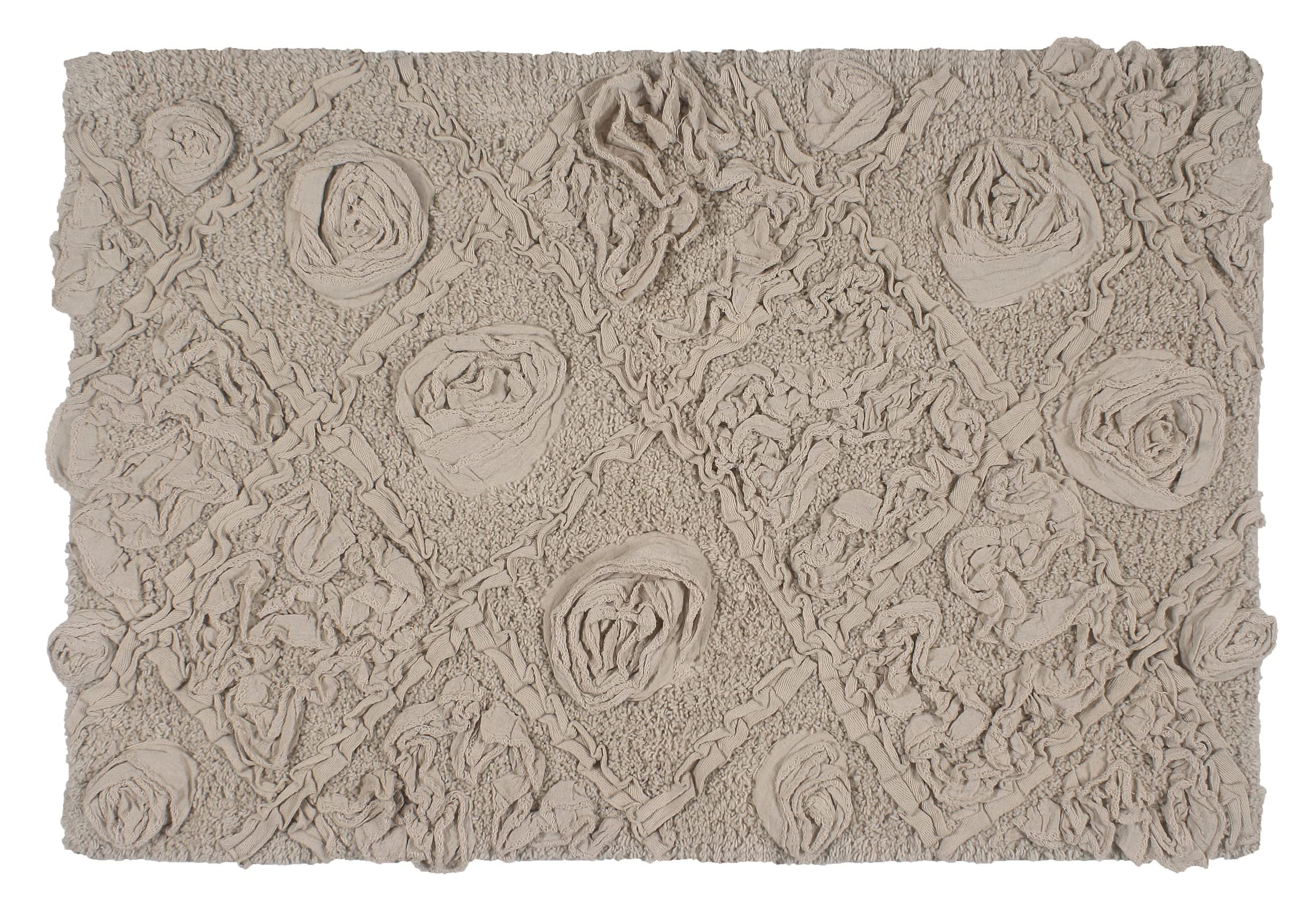 Premium 100% Cotton Bath Rug Set - Ultra Soft & Absorbent Non-Slip Bathroom Mat, Washable 21