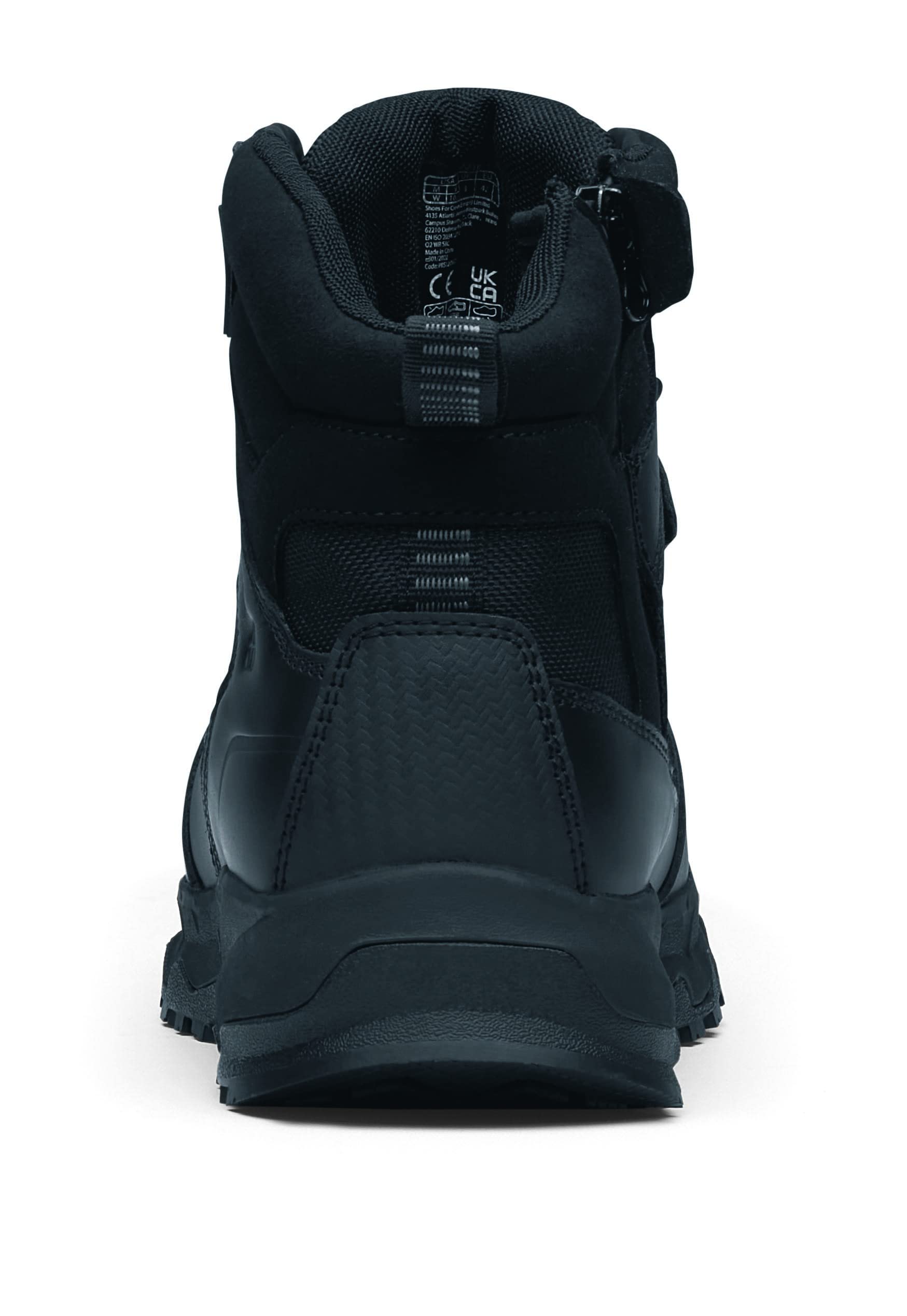 Slip-Resistant Safety Boots for Men & Women - CE Certified Defense Mid Work Shoes with Waterproof HRO WR SRC Non-Slip Outsole | Ideal for Construction, Warehouse & Industrial Work