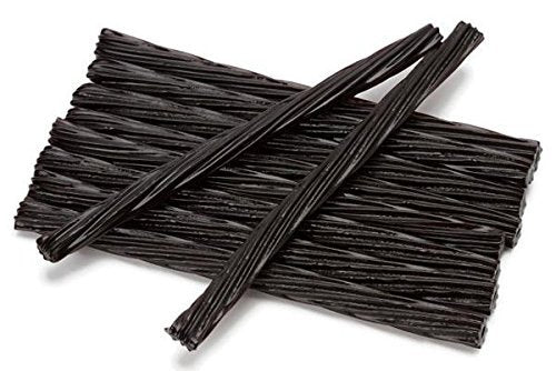 Delicious Black Licorice Twists by Its Delish - Sweet & Chewy Candy for Movie Nights, Road Trips & Office Snacks