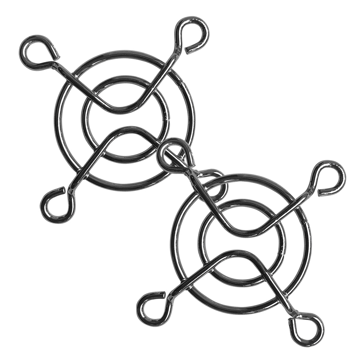 40mm Chrome Fan Grill Guard - Durable Metal Mesh Cover for PC Cooling Fans - Perfect for Gaming Rigs, Computer Cases & Electronics Protection