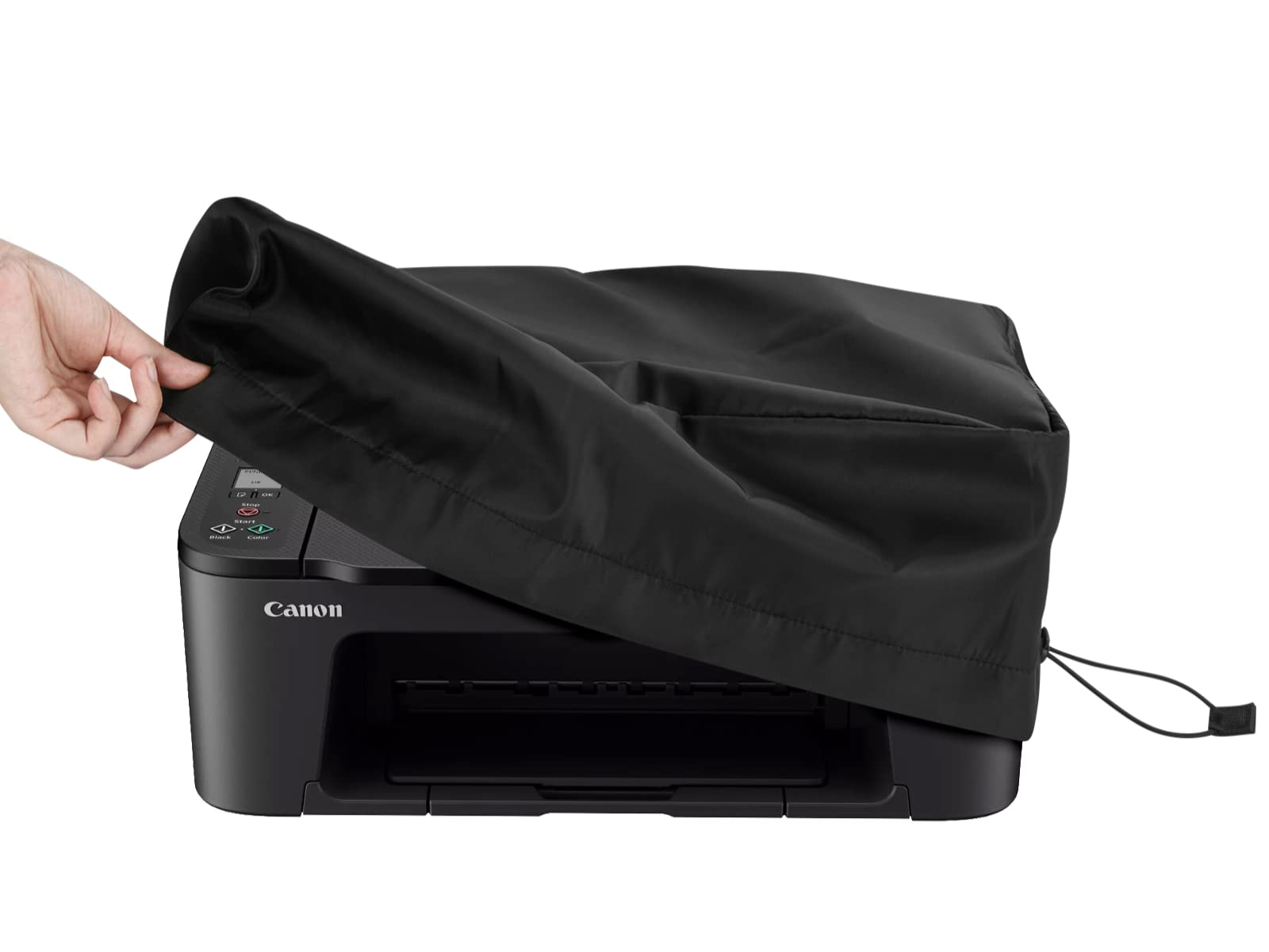 Canon Pixma MG3620 TR8620a TR4720 Printer Dust Cover - Waterproof Anti-Static Protector Sleeve 17.9x14.9x6.7 Inches Black - Perfect for Home Office & Wireless All-in-One Printer Protection