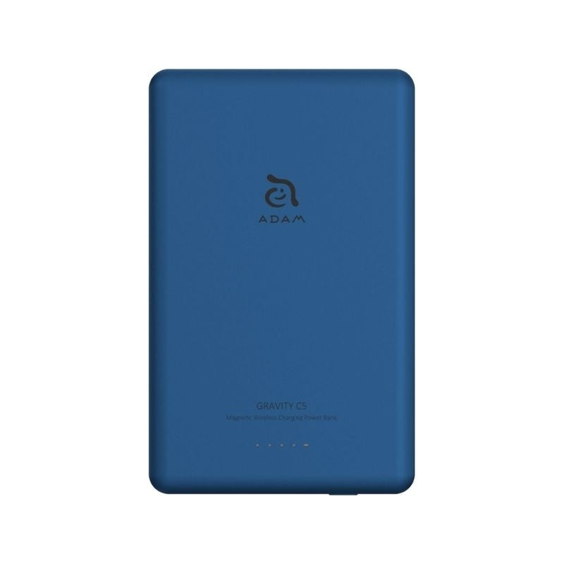 Adam Elements CS5 5000mAh Portable Power Bank - High Capacity External Battery Charger for iPhone, Android, Tablets - Perfect for Travel, Camping, and Emergency Power Backup