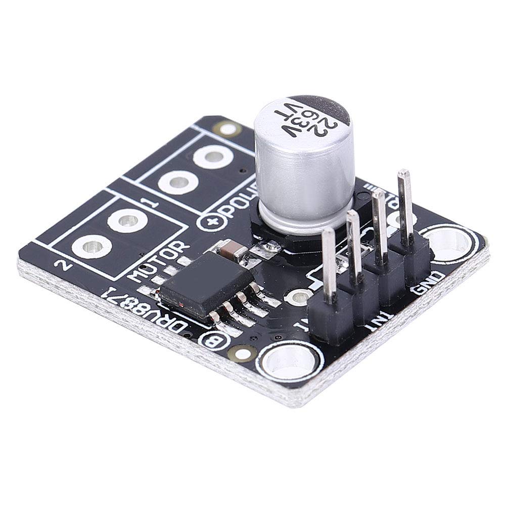 DC Motor Driver Module with Overcurrent Protection, Sleep Mode & Thermal Shutdown - Bidirectional VM Undervoltage Lockout, 3.6A Current - Ideal for Printers, CNC Machines & Robotics Applications