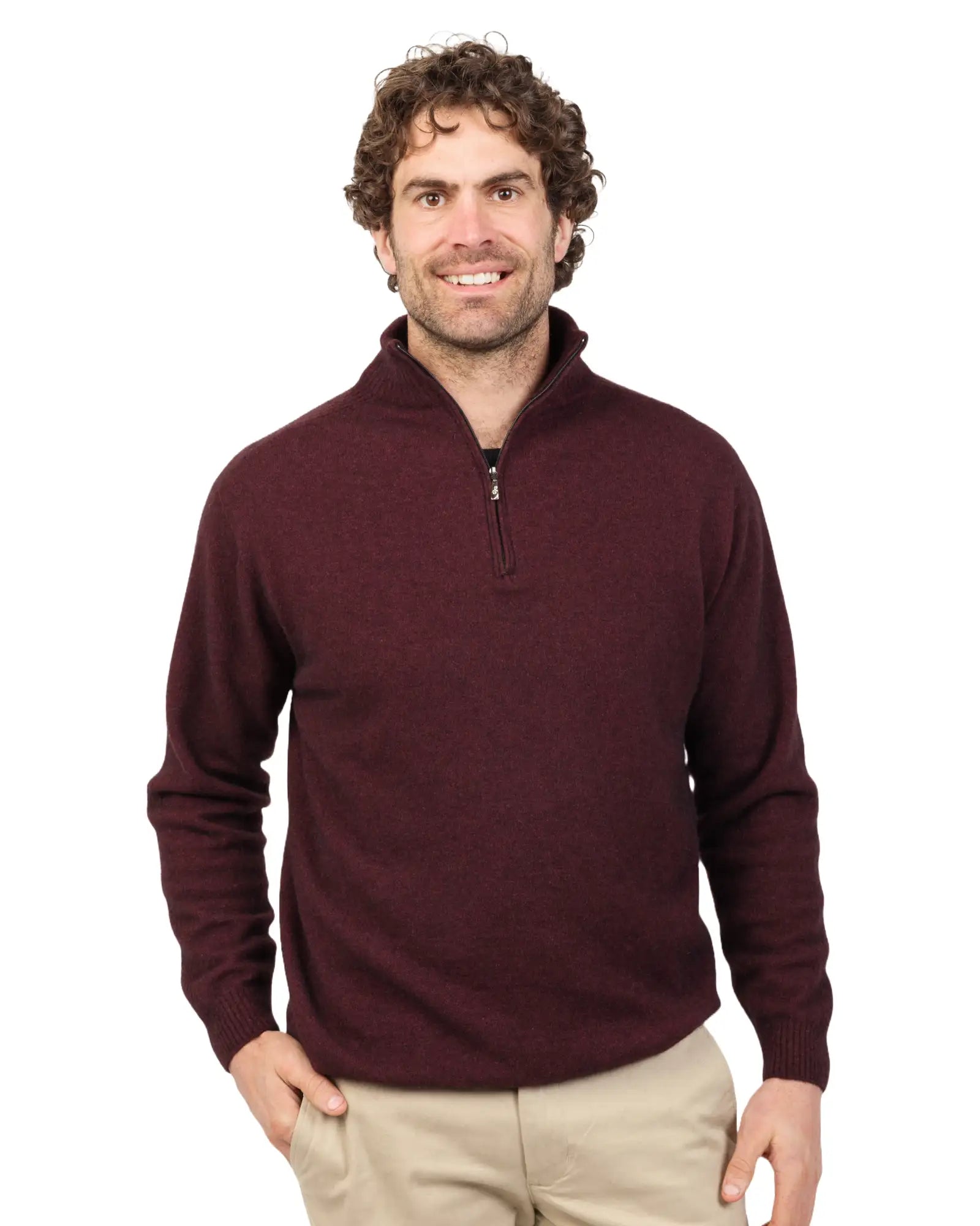 Shiraz Lightweight Half Zip Merino Wool Sweater for Men & Women - Soft & Breathable Pullover for Hiking, Travel & Outdoor Activities - NB336
