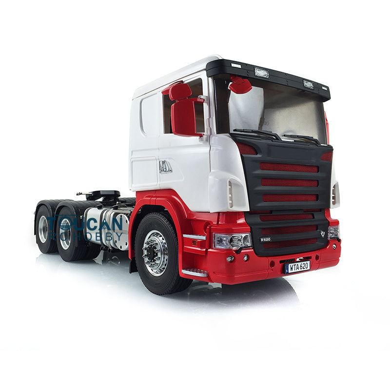 1/14 LESU 6x6 Metal Chassis DIY RC Tractor Truck Model Kit with Locking Servo, 2-Speed High Torque Gearbox Motor - Perfect for Off-Road Crawling, RC Hobby Projects & Collectible Display