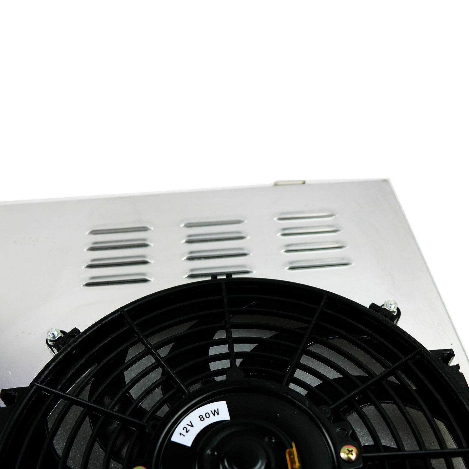 ALLOYWORKS Aluminum Radiator Shroud with Dual 12