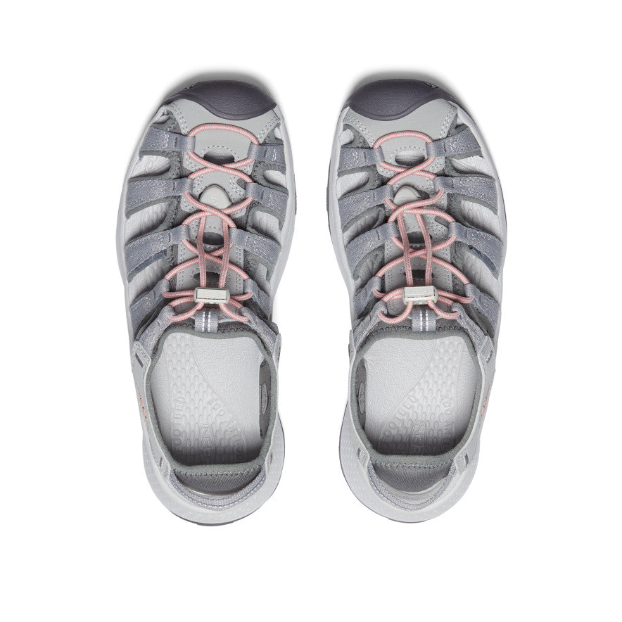 Women's Astoria West Sandal - Comfortable Summer Sandals for Women, Grey Coral Beach Walking Shoes | Perfect for Vacation, Beach, Casual Outings