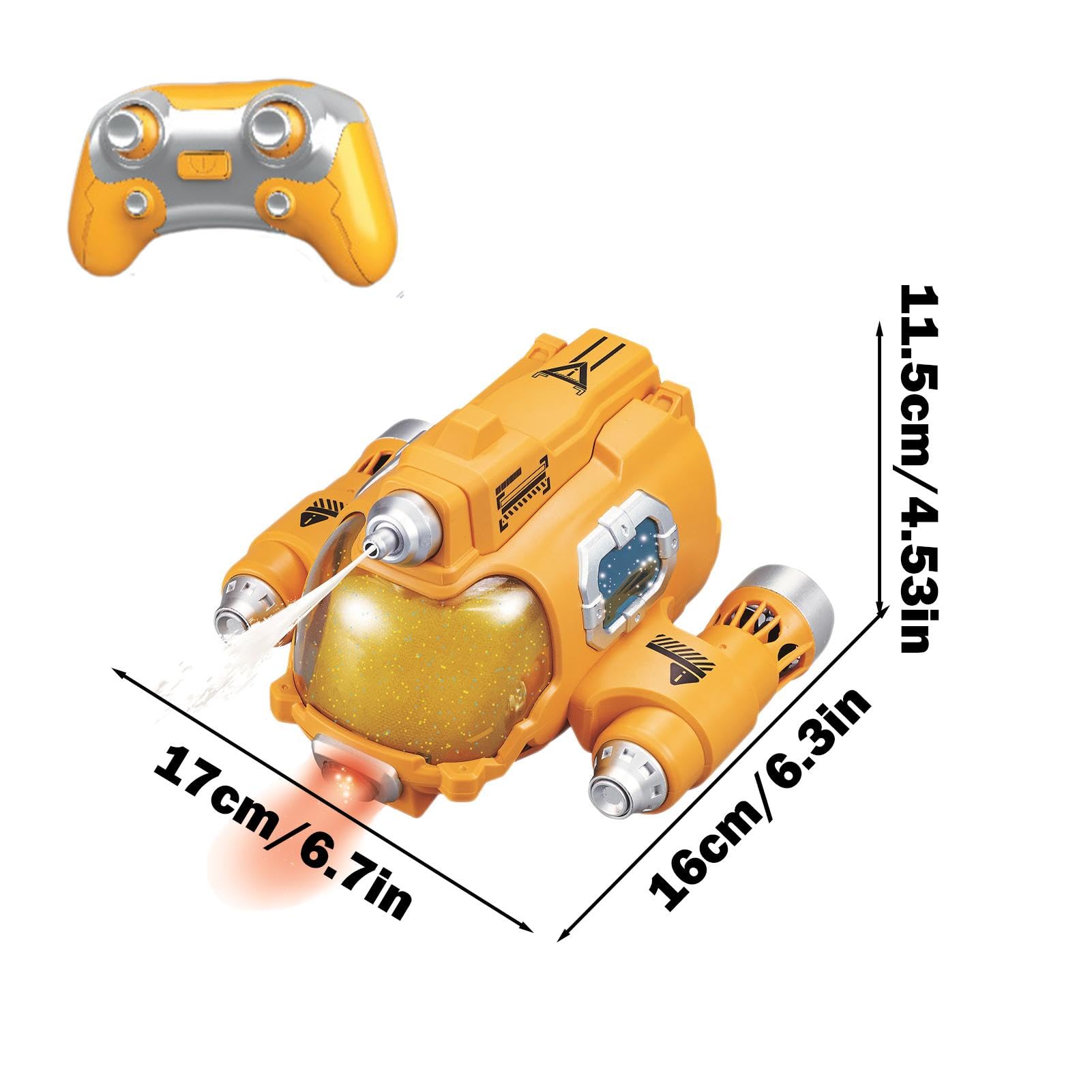 High Speed RC Racing Boat with LED Lights - Remote Control Pool Toy for Adults & Kids - Durable Smart RC Boat for Water Fun - Perfect for Pools, Lakes & Outdoor Play