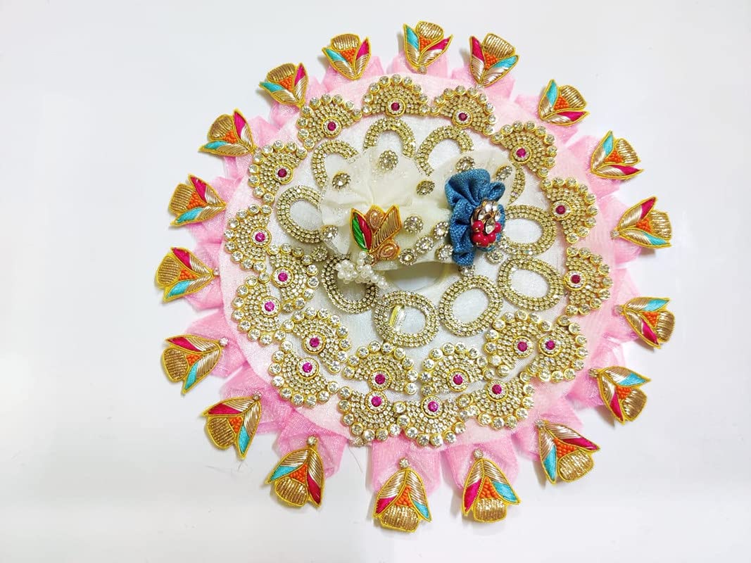 Premium Laddu Gopal Krishna Designer Dress - Size 5 (RK_388) | Handcrafted Indian Deity Outfit for Puja, Wedding & Festival Celebrations