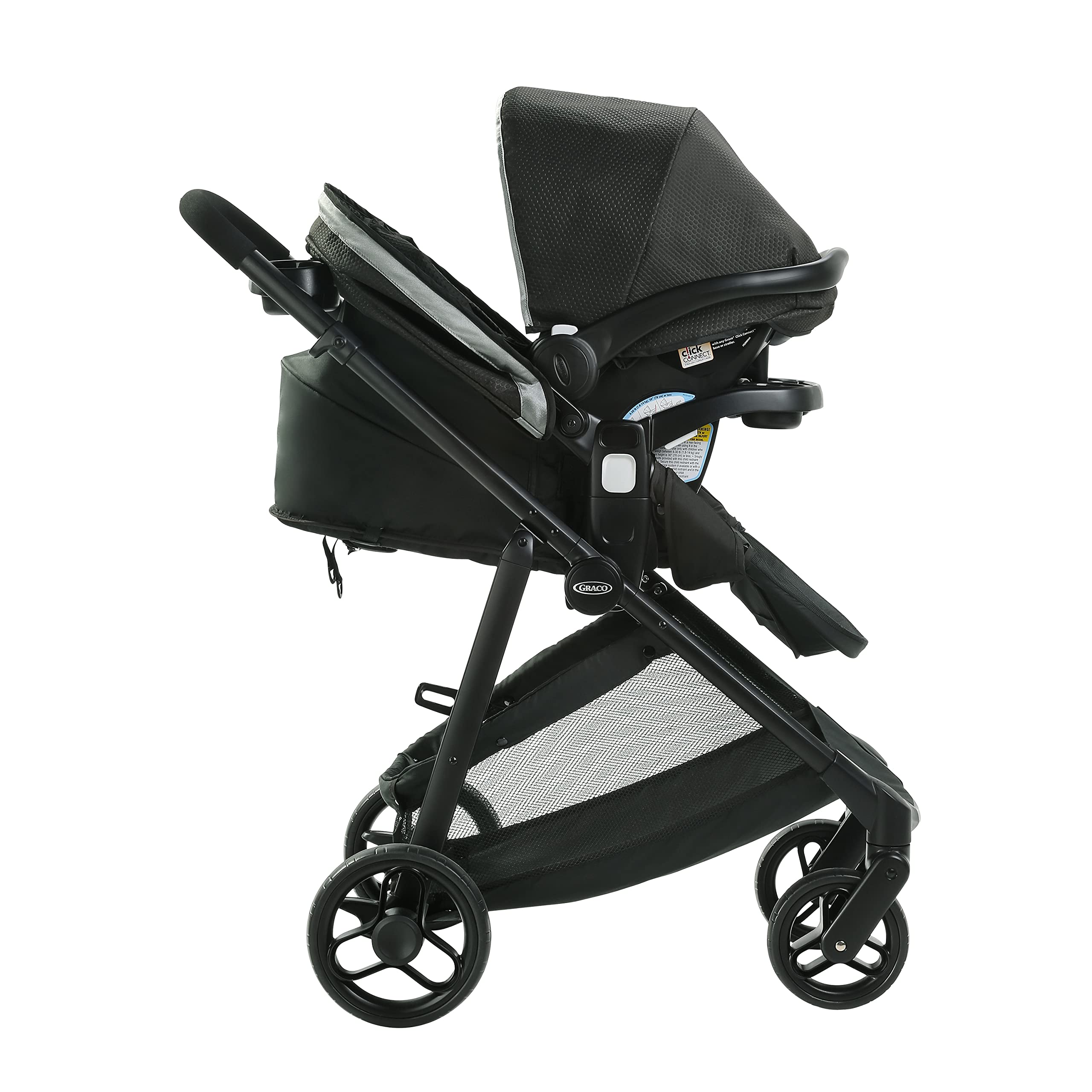Graco® Modes™ Element Travel System with Myles Design - Lightweight Stroller & Infant Car Seat Combo for Newborns to Toddlers | Perfect for City Walks, Shopping Trips & Family Outings