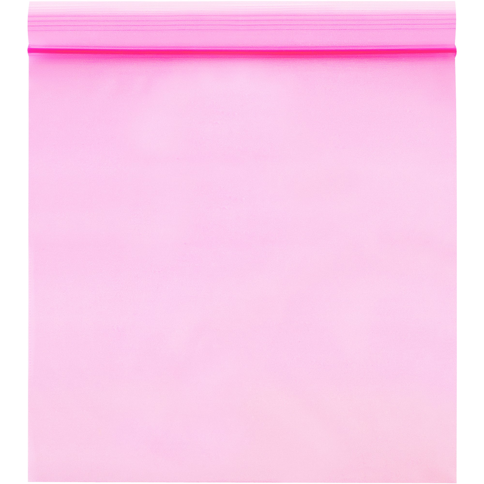 BOX USA BPBAS2200 Anti-Static 4 Mil Pink Reclosable Poly Bags 18x20 Inches - Pack of 250 | Perfect for Electronics Storage, Shipping Protection & Small Parts Organization