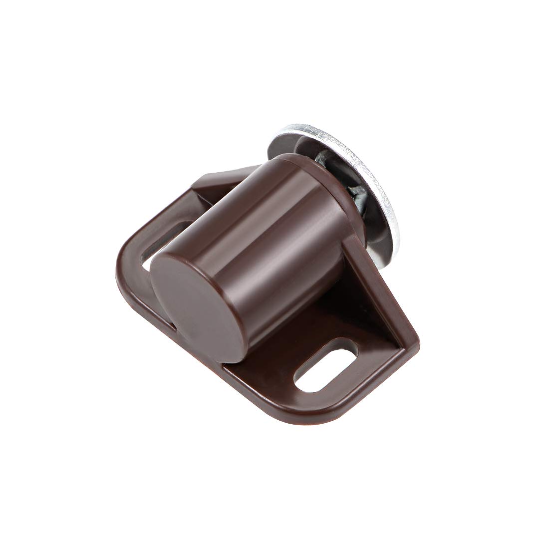 uxcell 4pcs Brown Magnetic Catches for Cabinets, Doors, Cupboards & Drawers - Strong Cabinet Hardware Latch Fittings for Closet Organization & Home Improvement