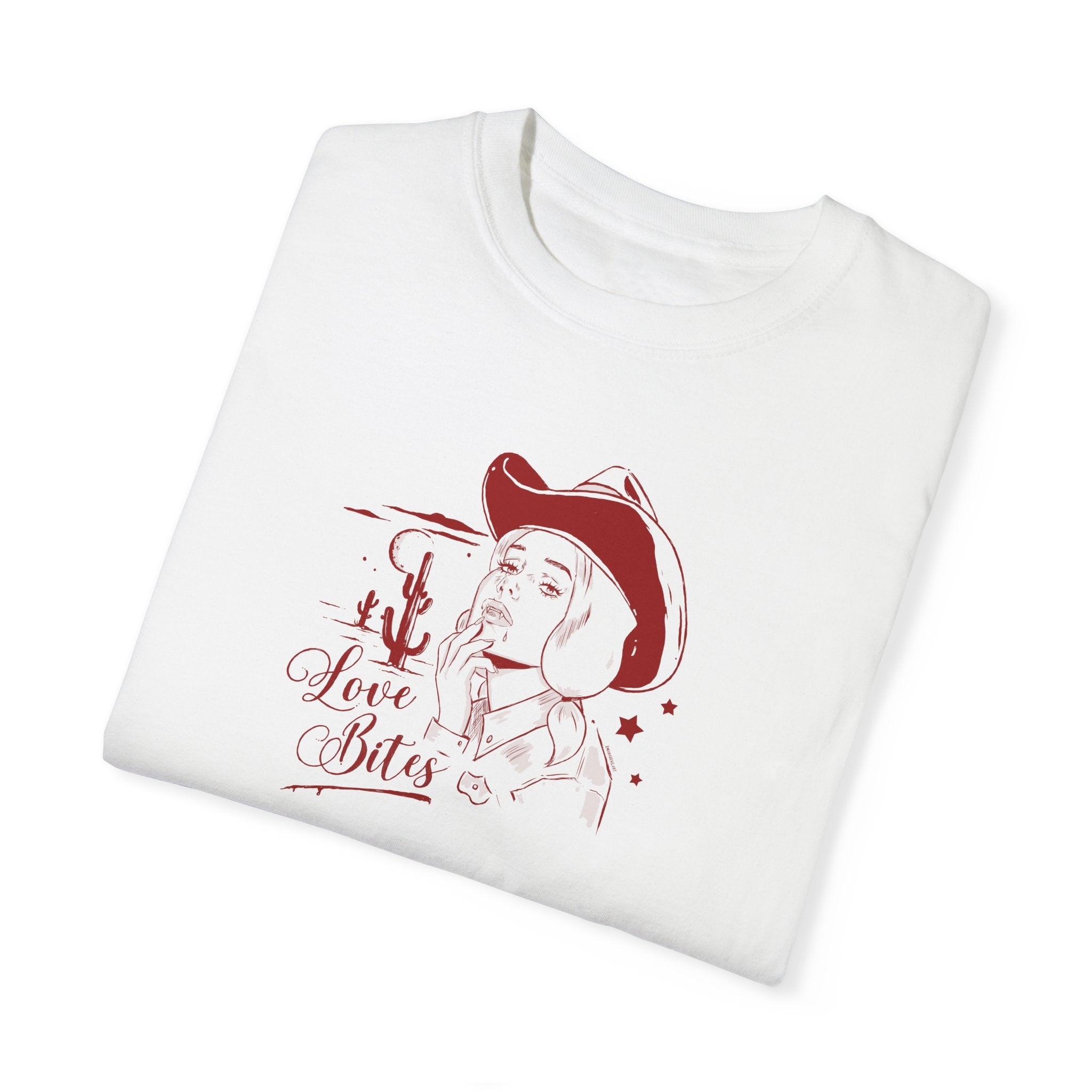 Love Bites T-Shirt - Cute Couple Matching Tops for Valentine's Day & Anniversary Gifts - Perfect for Date Nights and Romantic Getaways