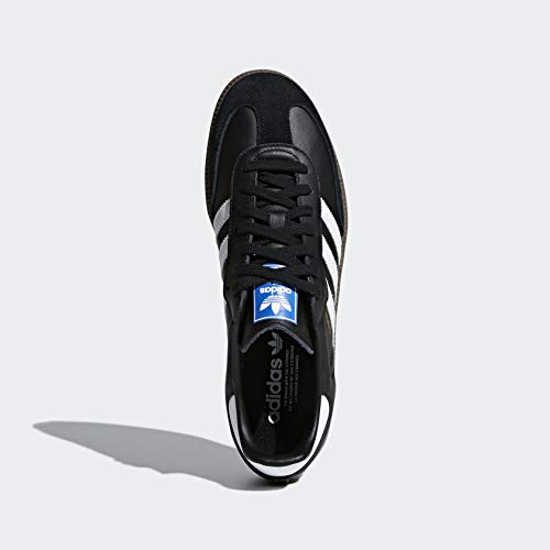 adidas Samba OG Men's Sneakers - Classic White & Black Leather Soccer Shoes for Casual Wear & Street Style