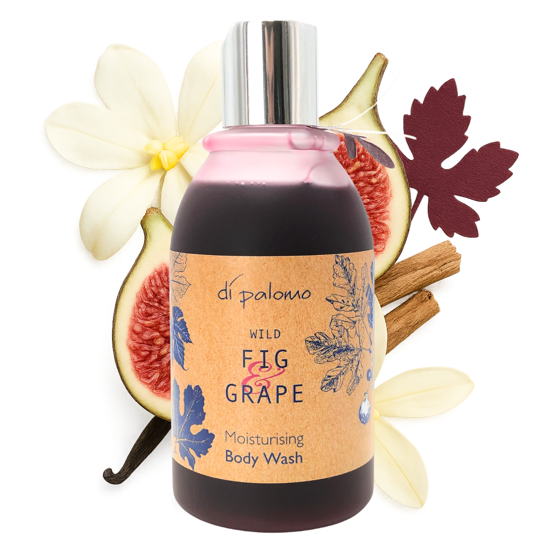 Di Palomo Wild Fig & Grape Scented Body Wash - 8.1oz (240ml) for Men & Women | Hydrating & Refreshing Shower Gel | Perfect for Daily Use & Spa Days