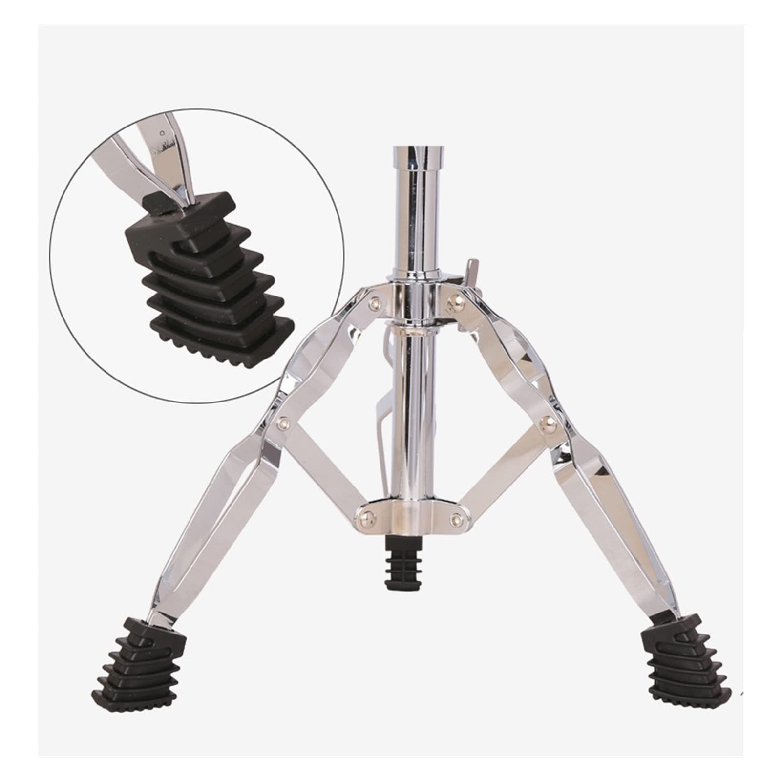 Professional Double-Leg Snare Drum Stand with Adjustable Height - Heavy Duty Drum Rack for Practice & Performance - Perfect for Drummers, Studios & Live Shows