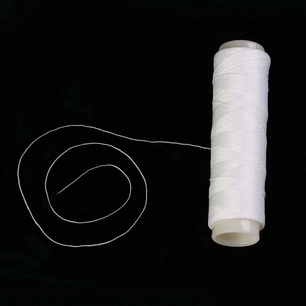 Stretchy Invisible Fishing Line - Clear Nylon Elastic Magic Thread for Bait & Lure - Strong & Durable Fishing Accessories - Perfect for Freshwater, Saltwater & Ice Fishing