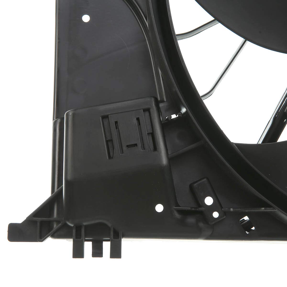 Premium Engine Radiator Cooling Fan Assembly for Mercedes-Benz C216 CL550 2007-2010 Coupe & W221 S350/S400/S450/S550 Sedan - Replacement Part #2219066500, 221906650028 - Perfect for Engine Cooling System Repair & Maintenance