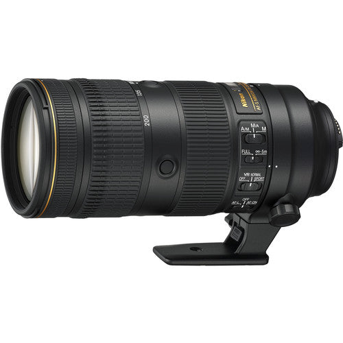 Nikon AF-S NIKKOR 70-200mm f/2.8E FL ED VR Telephoto Zoom Lens for DSLR Cameras - Professional Photography, Sports & Wildlife Shooting