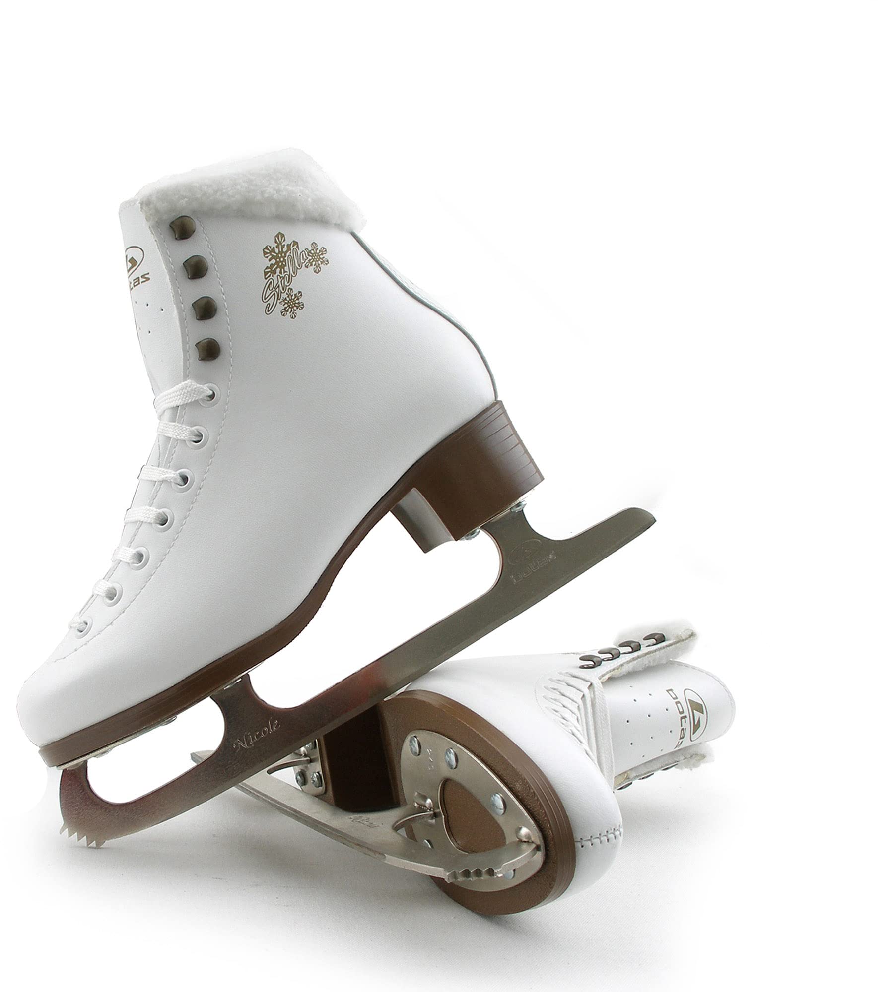 Women's Figure Ice Skates - Premium Czech-Made Boots with Skate Guards for Girls & Adults | Perfect for Ice Skating, Training & Competitions
