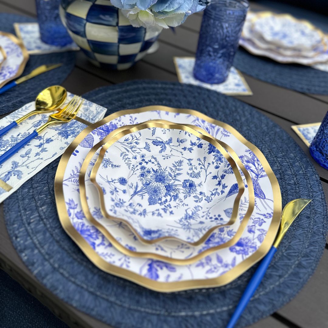 Elegant Timeless Table Setting - Premium Dinnerware Set for Formal & Casual Dining - Perfect for Weddings, Holidays & Everyday Use