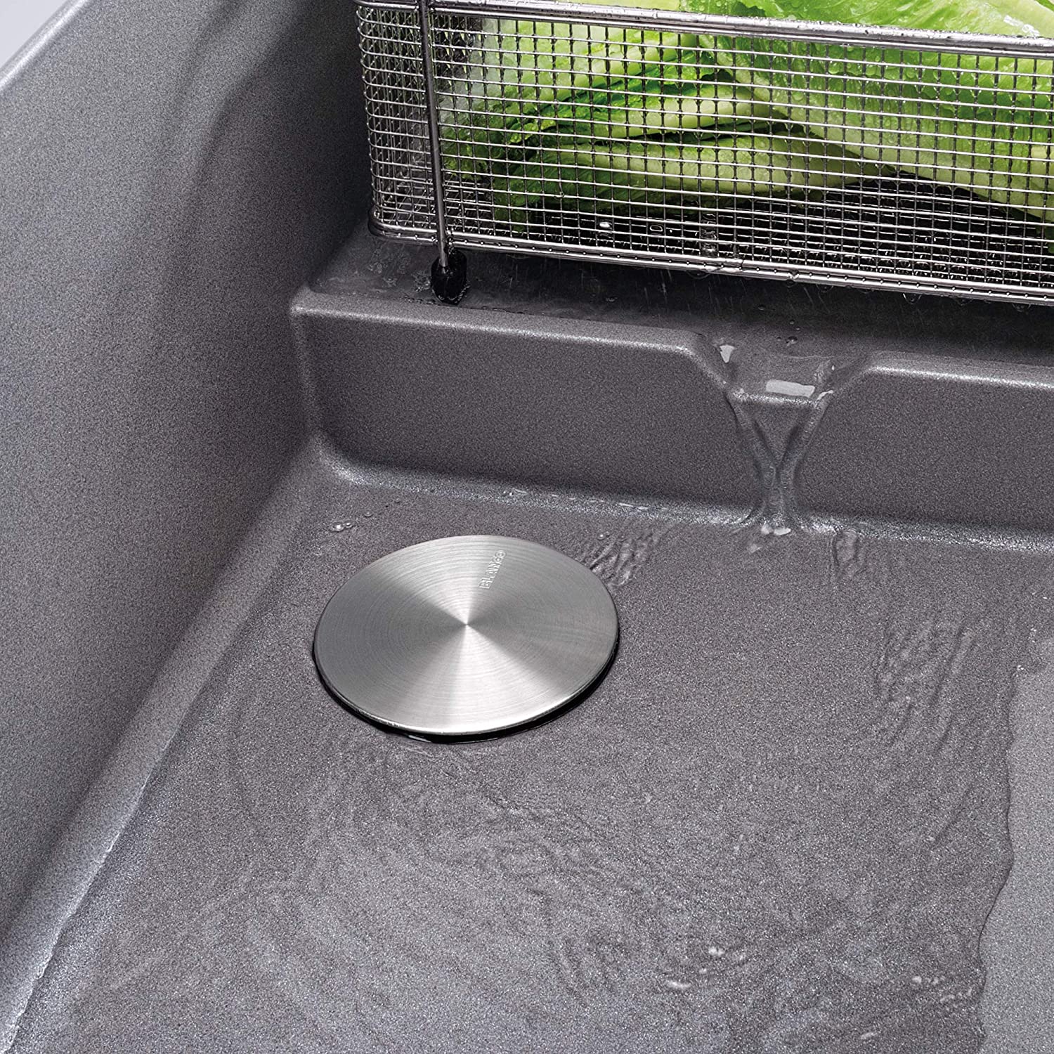 Blanco Cap Flow Strainer Cover 517666 - Premium Kitchen Sink Accessory for Easy Food Straining & Splash Prevention - Ideal for Home Cooking, Washing Fruits, and Draining Pasta