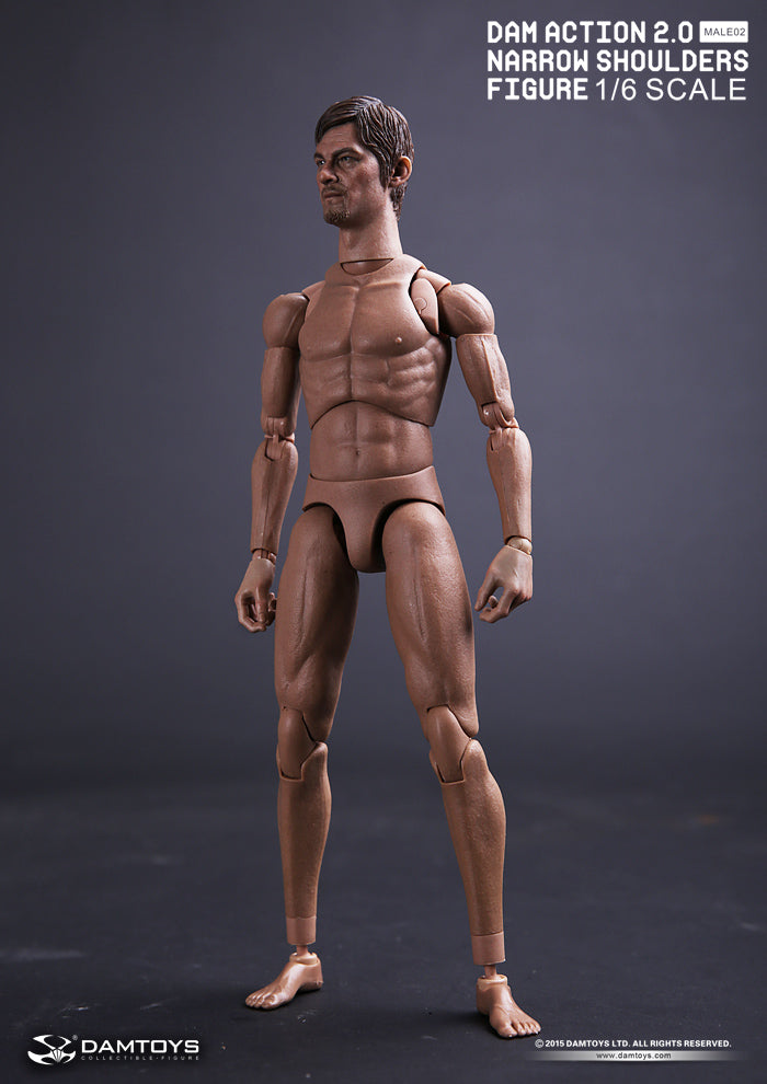 1/6 Scale Norman Reedus as Daryl Dixon Figure - The Walking Dead Collectible Action Figure with Narrow Shoulders for Display & Fan Collections - Perfect for Home Decor, Office Display, and TV Show Memorabilia