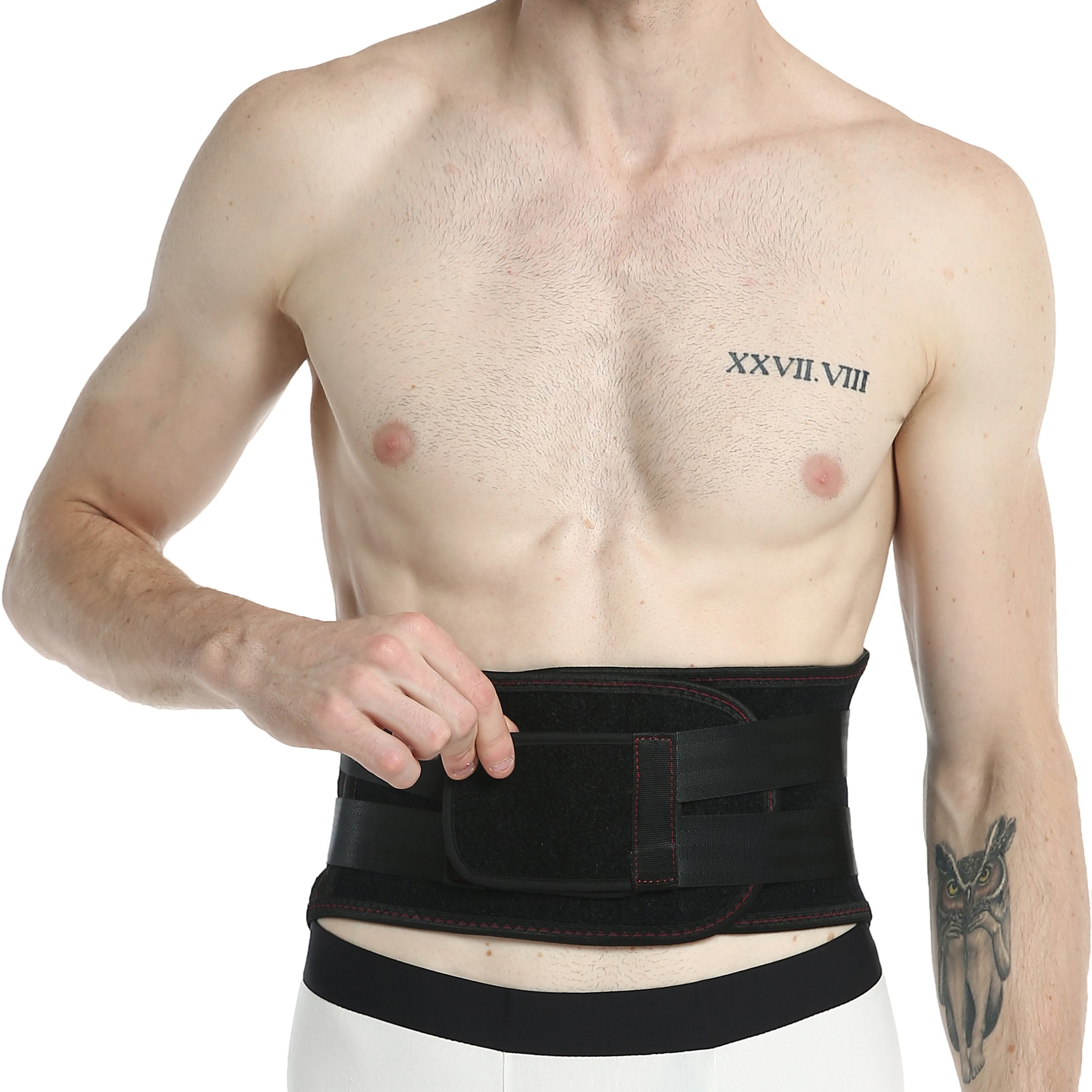 NeoTech Care Back Support Belt - Breathable & Adjustable Lower Back Brace for Men & Women - Double Pull Compression Straps for Pain Relief - Perfect for Workouts, Lifting & Back Pain (Black, Size XL)