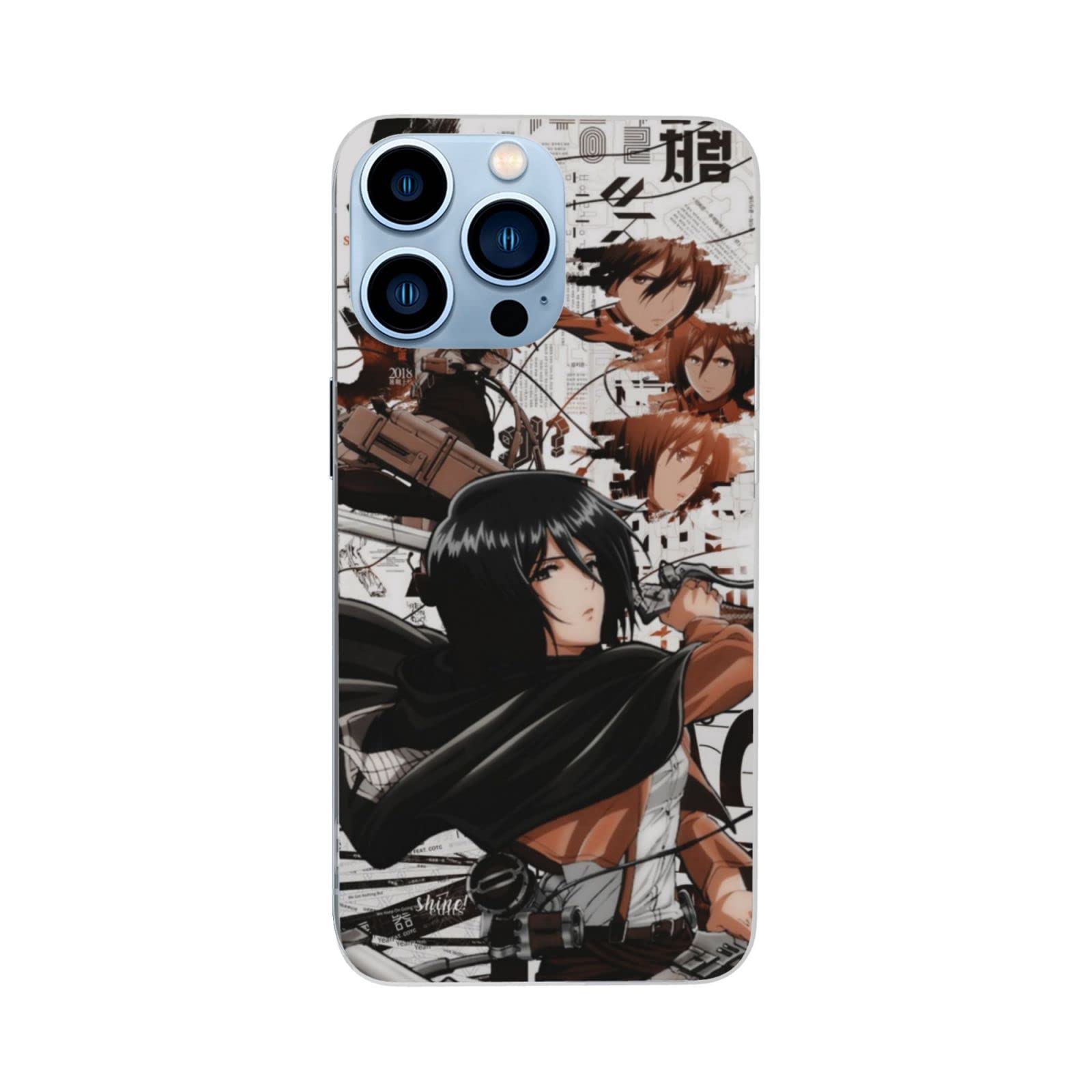 Titan Mikasa Ackerman Attack on Titan iPhone 11 Case - Premium Protective Phone Cover for Anime Fans | Perfect for Daily Use, Cosplay & Anime Conventions