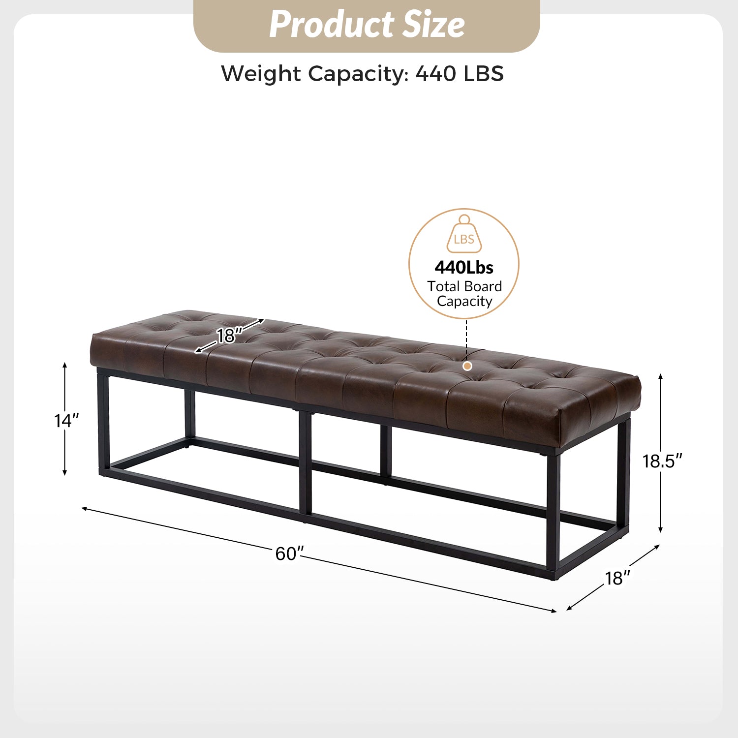Rosana Genuine Leather Multi-Functional Storage Bench with Cushion Top - Perfect for Entryway, Bedroom, or Living Room Seating and Storage
