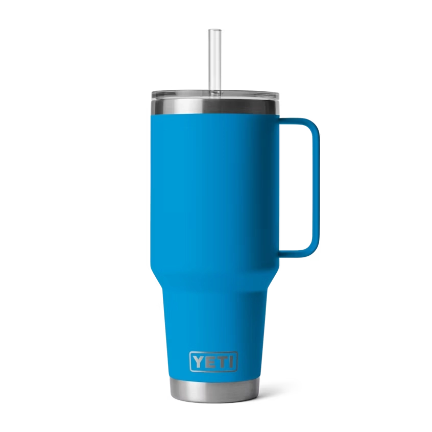 Yeti Rambler 42 oz Stainless Steel Insulated Straw Mug - Keeps Drinks Cold for Hours, Perfect for Outdoor Adventures, Camping, and Travel