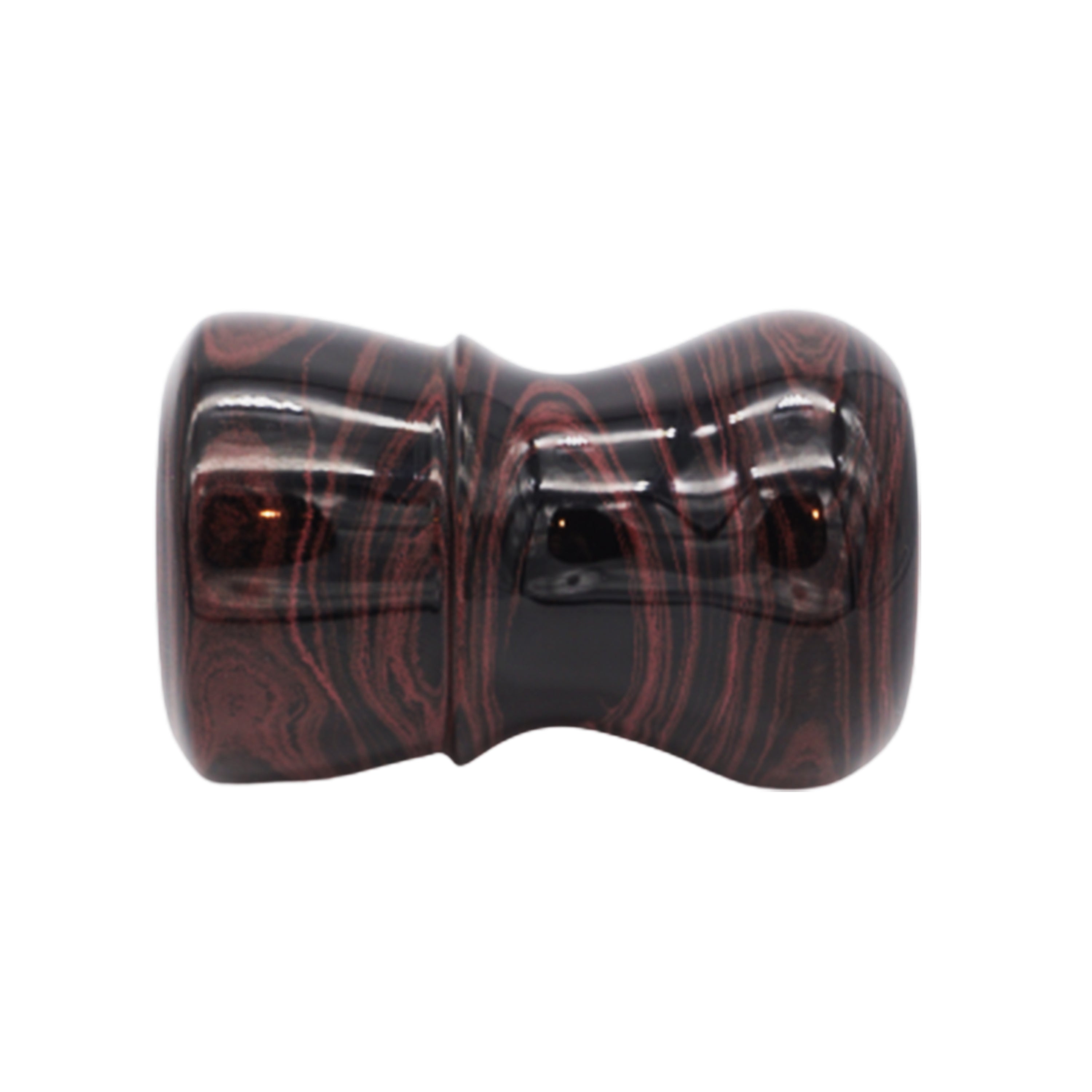 Premium Handmade Raspberry Ebonite Shaving Brush Handle - Compatible with 24mm & 26mm Shaving Brush Knots - Perfect for Wet Shaving, Grooming Kits & Luxury Bathroom Accessories