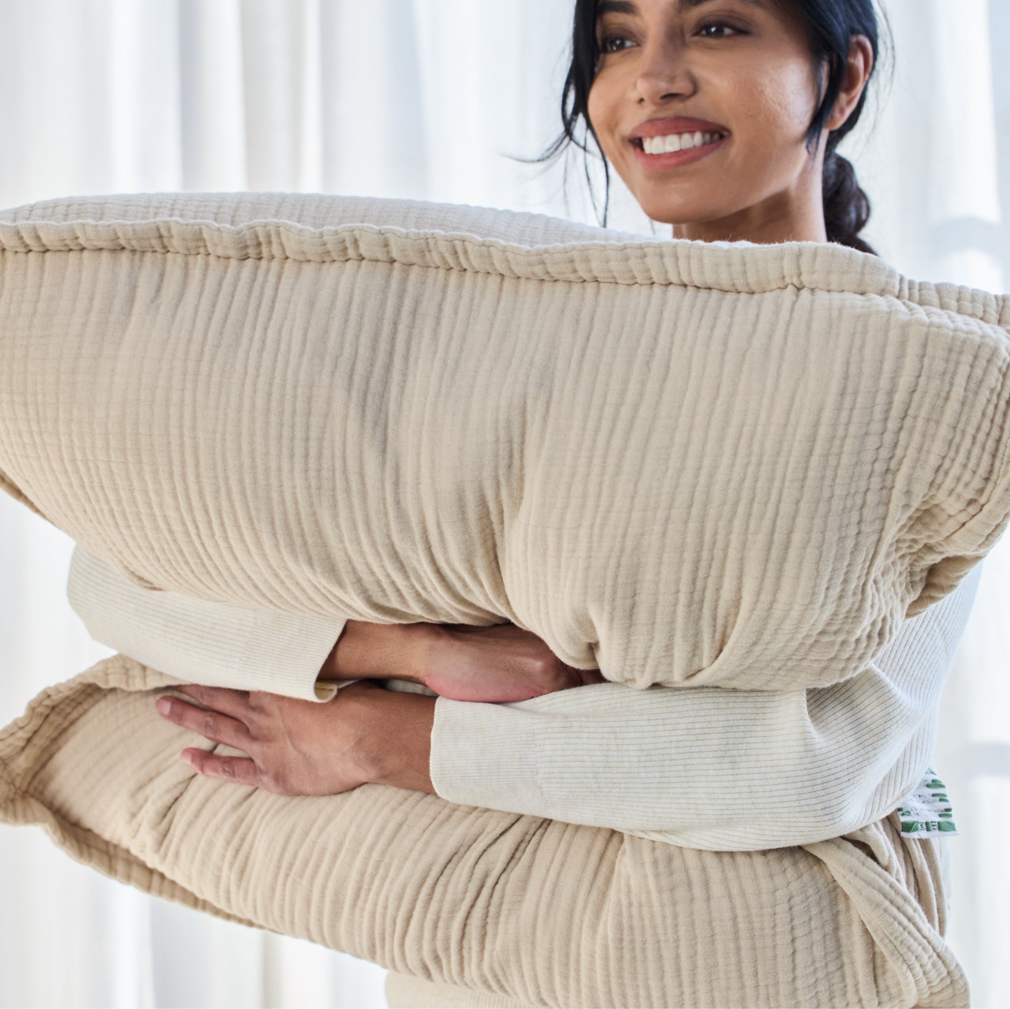 Organic Cotton Gauze Shams - Soft & Breathable Pillowcases for a Comfortable Sleep - Perfect for Bedroom, Guest Room & Travel