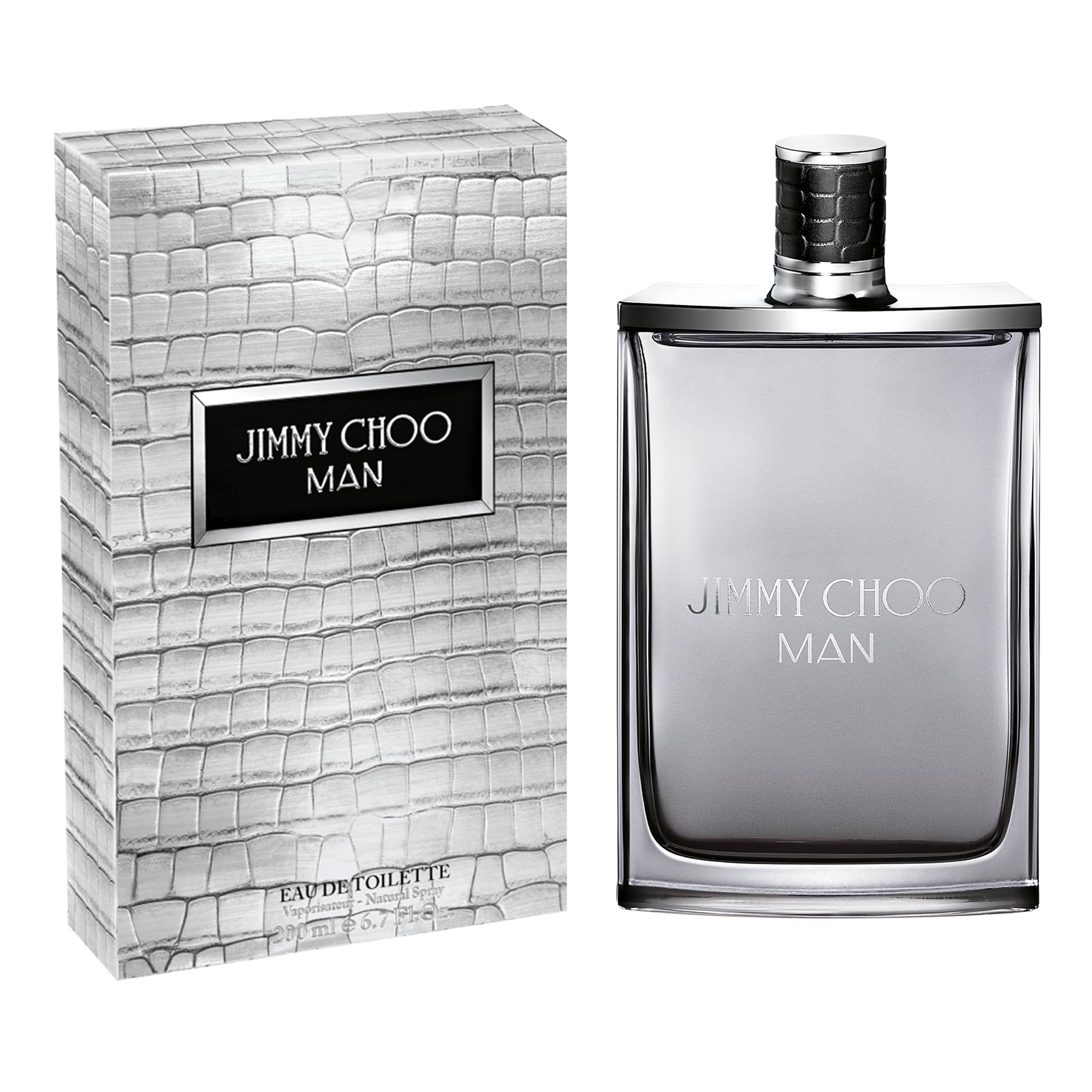 Jimmy Choo Man Eau de Toilette for Men - Long Lasting Cologne with Lavender, Pineapple Leaf & Patchouli Notes - Sweet Musky Fragrance - Perfect for Date Night, Office & Special Occasions