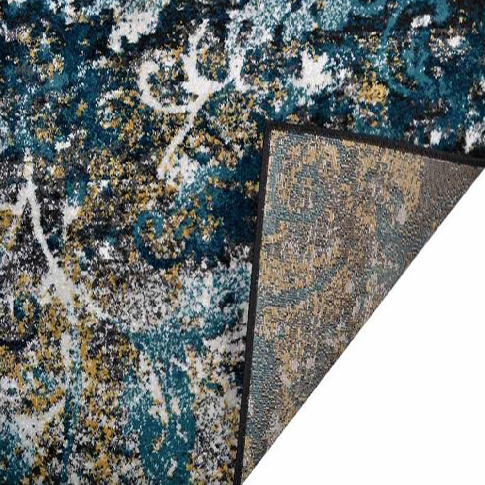 Prism Machine Woven Rug - Modern Geometric Design Non-Slip Area Rug for Living Room, Bedroom & Office - Soft & Durable Home Decor