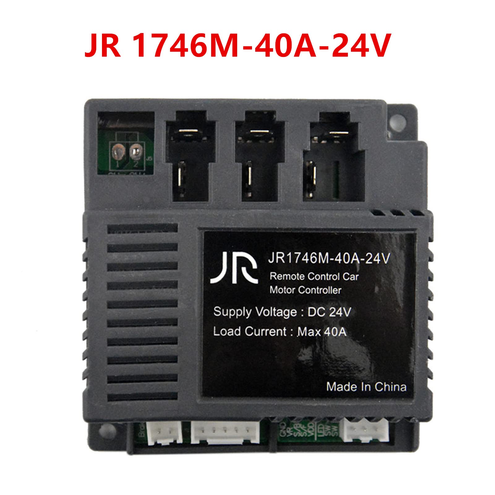 JR1746M-40A-24V Electric Car Receiver Controller for Kids Ride-On Vehicles - Replacement Control Box for Children's Toy Cars - Perfect for DIY Repairs & Upgrades
