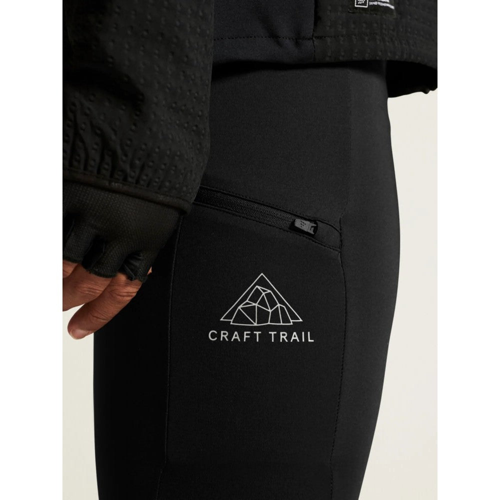 Craft Pro Trail Tights 2 for Men - High-Performance Running & Hiking Tights for Outdoor Adventures & Gym Workouts