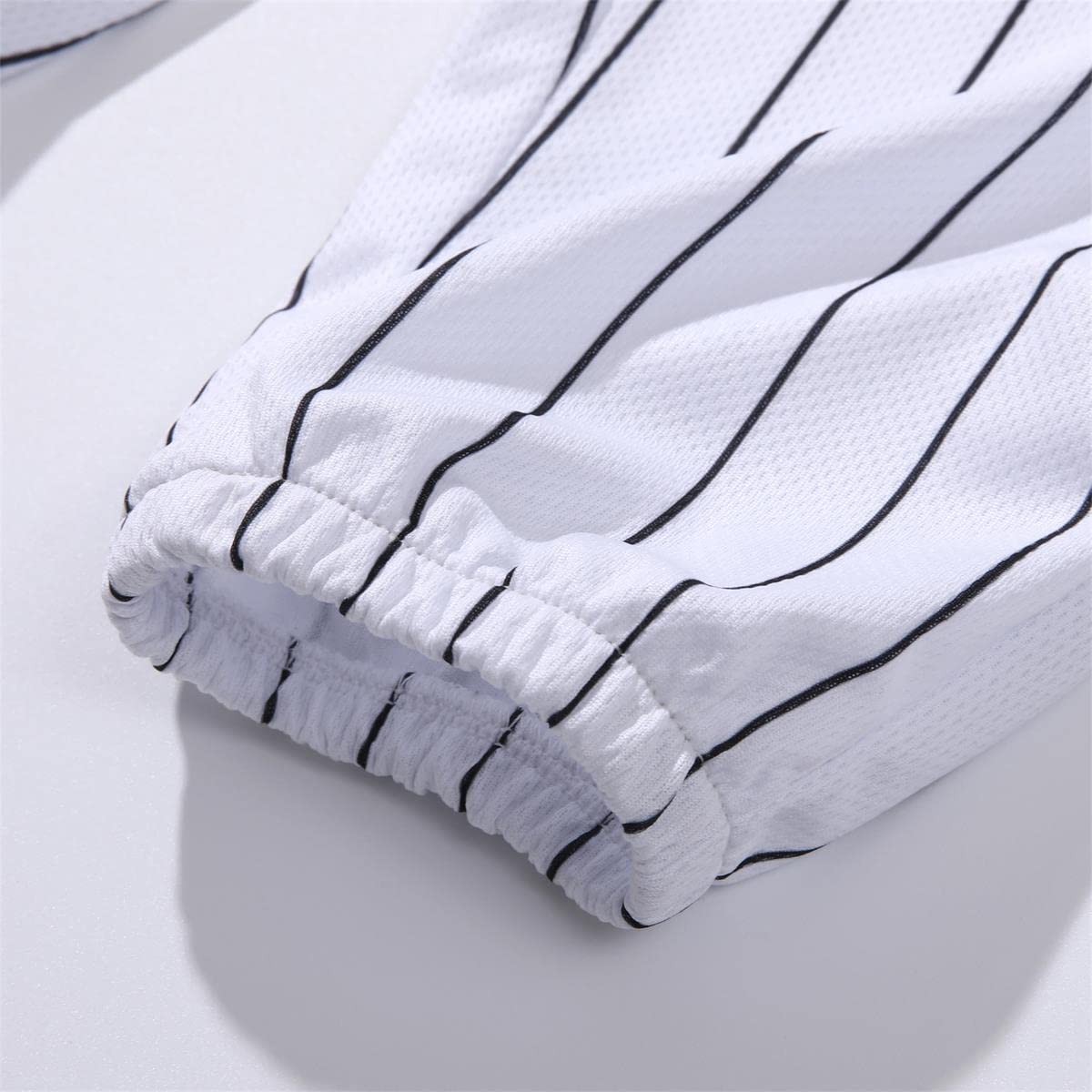 Mowbeat Baby Boy Baseball Outfit Set - 3 Year Old Birthday Baseball Jersey & Striped Pants - Cute 3rd Birthday Shirt for Boys - Perfect for Baseball Games, Birthday Parties & Photo Shoots