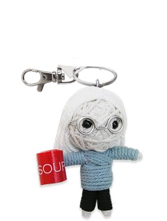 Original Andy Warhol String Doll Gang Keychain - Vintage Collectible Art Keyring for Fans, Gifts & Pop Culture Enthusiasts - Perfect for Keys, Bags & Artistic Lifestyle Accessories
