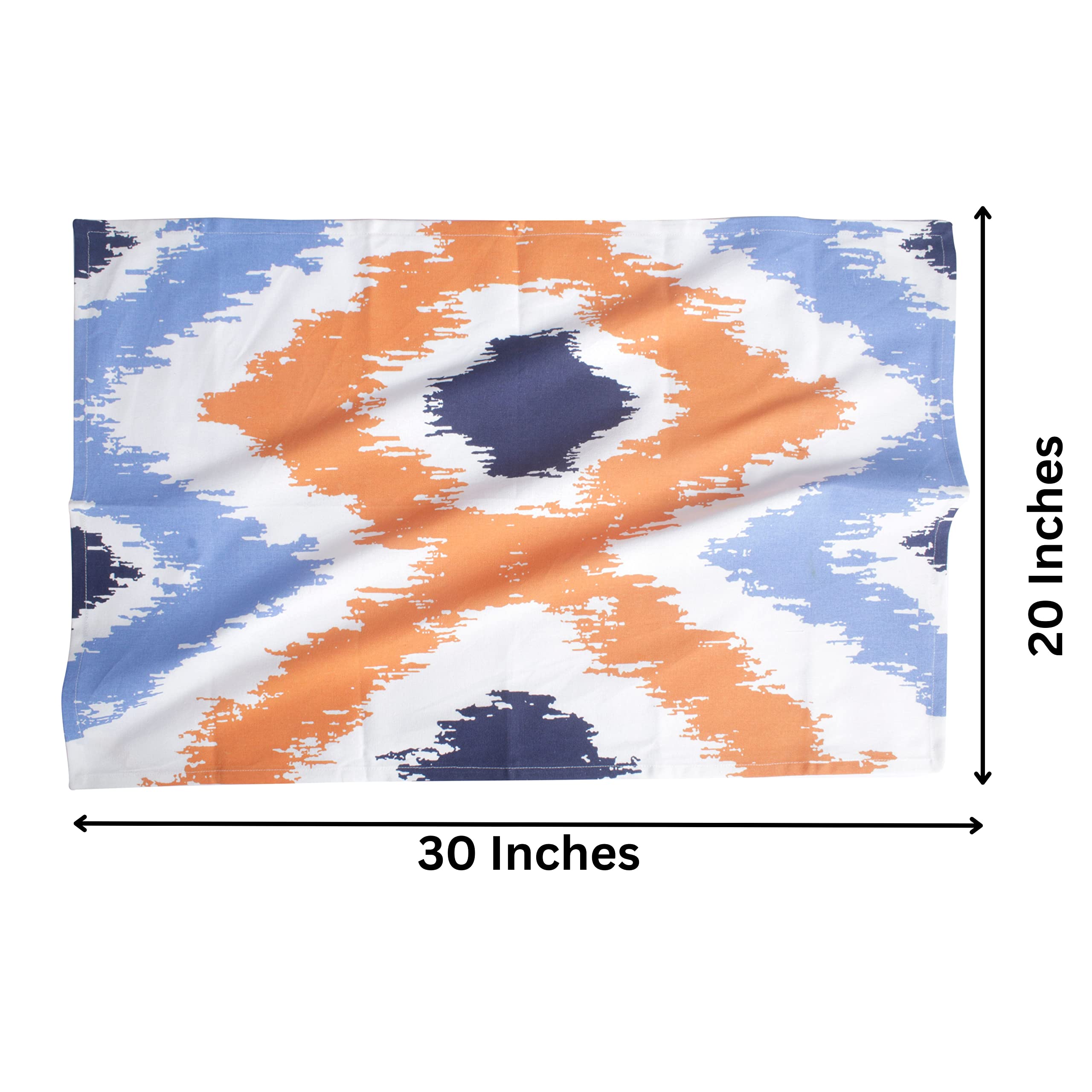 FINGERCRAFT 100% Cotton Kitchen Towels Set of 6 - Super Soft & Absorbent for Cooking & Cleaning