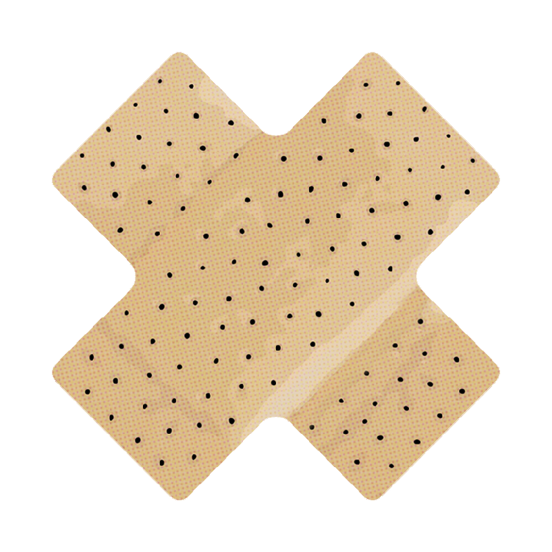 Adhesive Bandages 2.5 Inch - Waterproof Wound Care for First Aid Kits, Home, Office & Travel Use