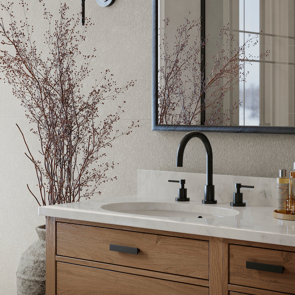 ZLINE Emerald Bay Widespread Bathroom Faucet in Matte Black - 8