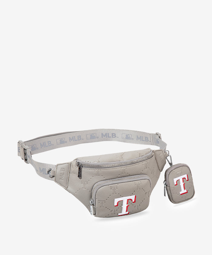 MLB Texas Rangers Waist Pack - Adjustable Belt Bag for Men & Women - Perfect for Baseball Games, Concerts & Travel