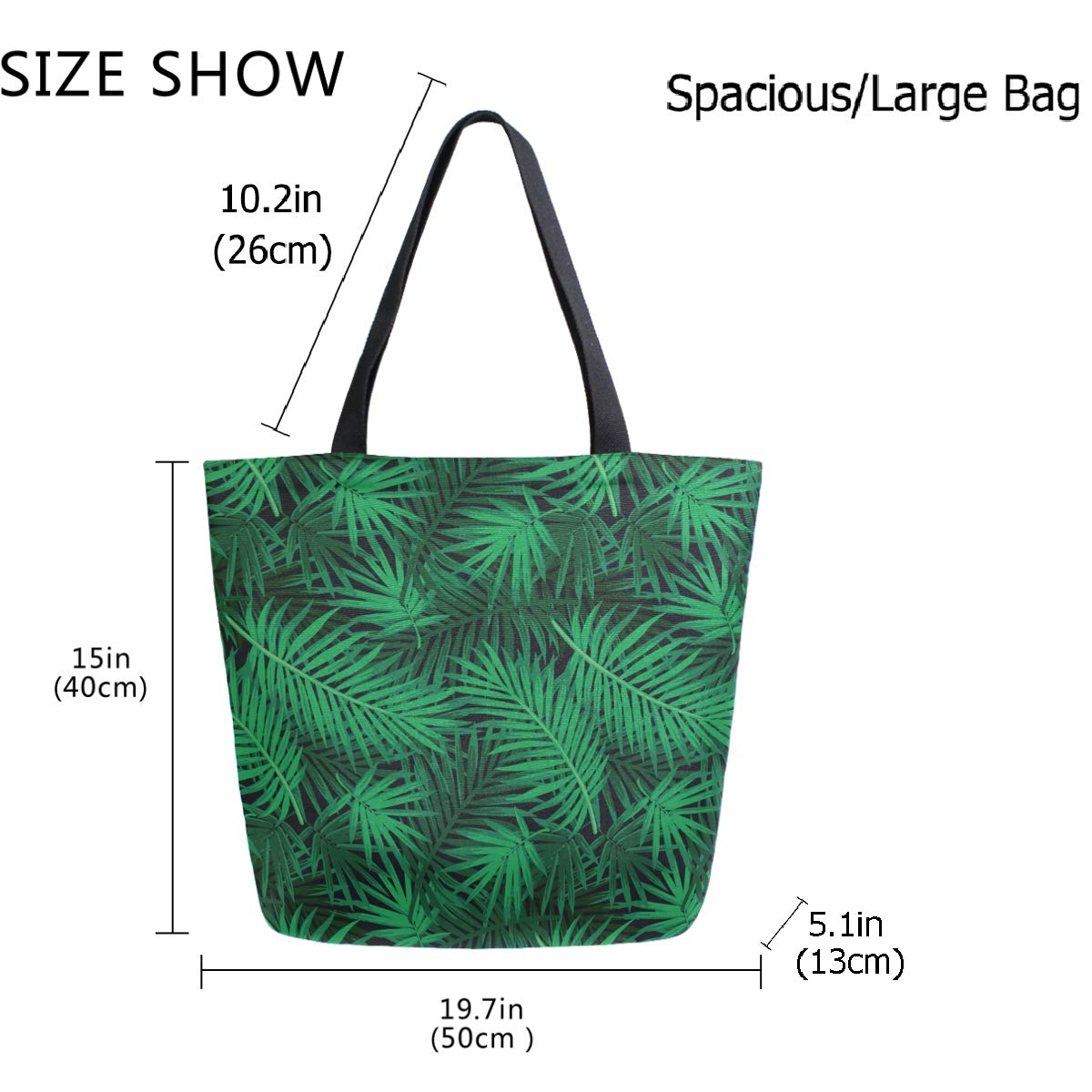Stylish Large Cute Pattern Tote Bag for Women - Extra Big Shoulder Bag for Beach, Travel, Gym, Grocery Shopping & Daily Use | Durable Weekender Bag with Roomy Storage