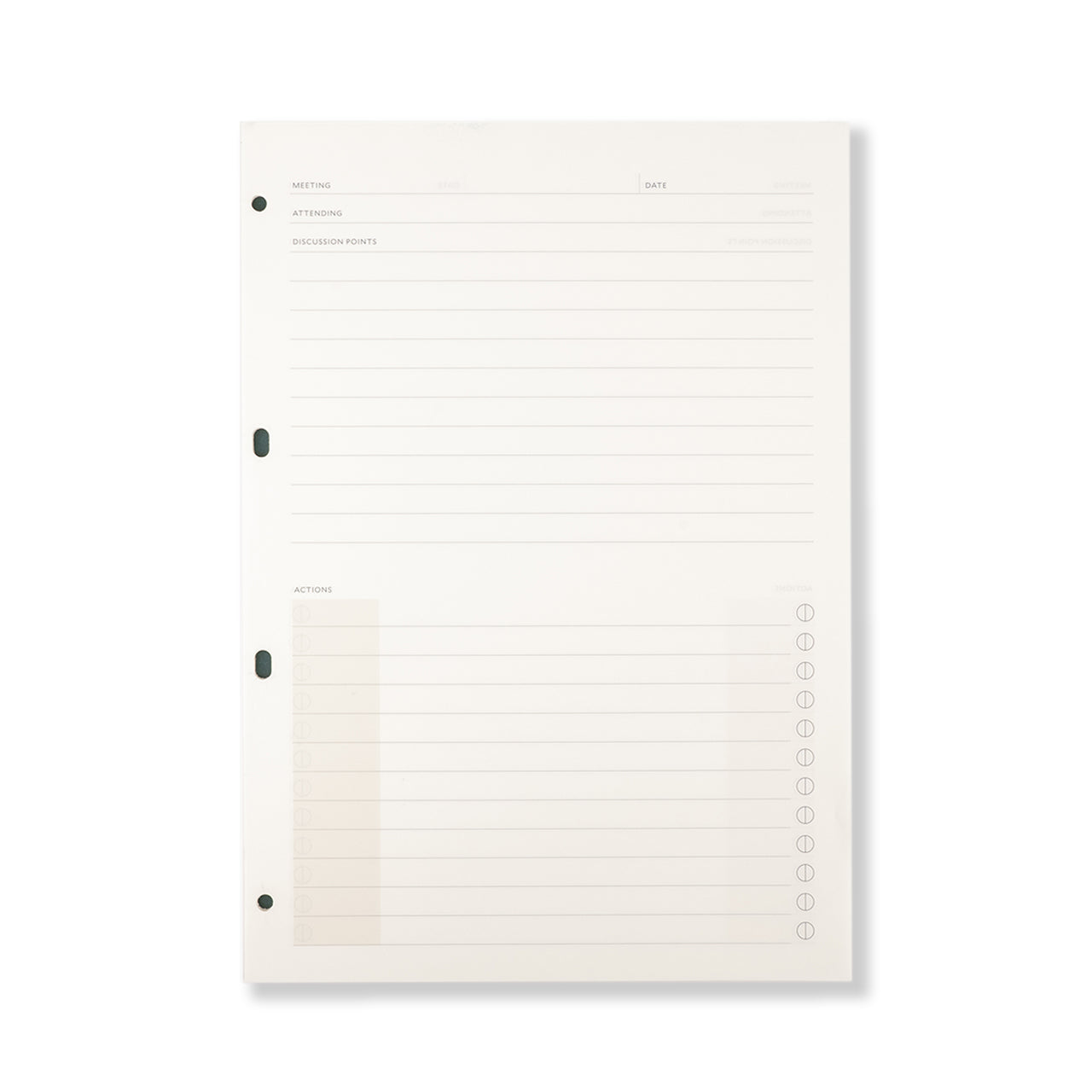 Professional A4 Meeting Binder Insert - Organizer for Business, Office & School Use | Perfect for Presentations, Reports & Document Storage