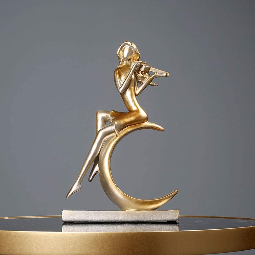 Roman Goddess Diana Statue - Greek Artemis Moon Goddess Sculpture for Home Decor, Office, Garden | Handcrafted Figurine, Abstract Art Gift, Collectible | Perfect for Living Room, Patio, or Mythology Lover's Collection