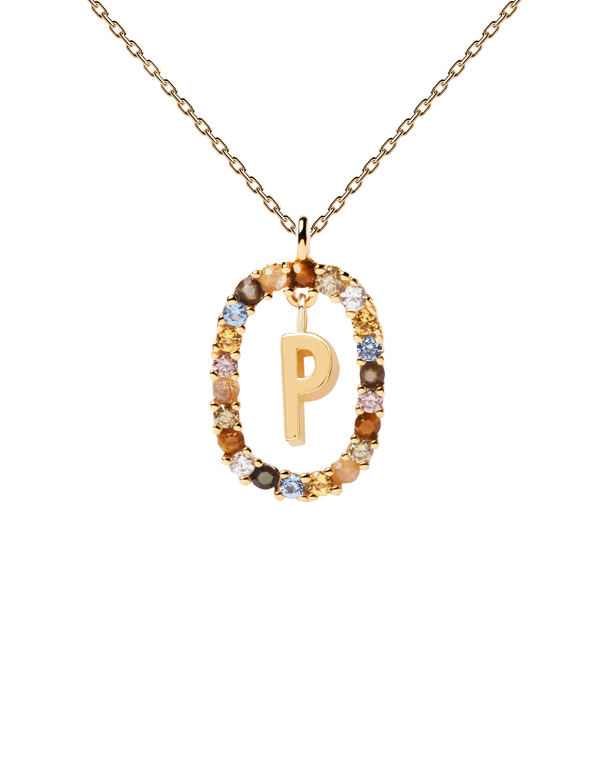 Letter P Necklace - Personalized Initial Necklace for Women, Sterling Silver or Gold Plated, Dainty Alphabet Jewelry Gift for Her | Perfect for Birthdays, Anniversaries, and Everyday Wear