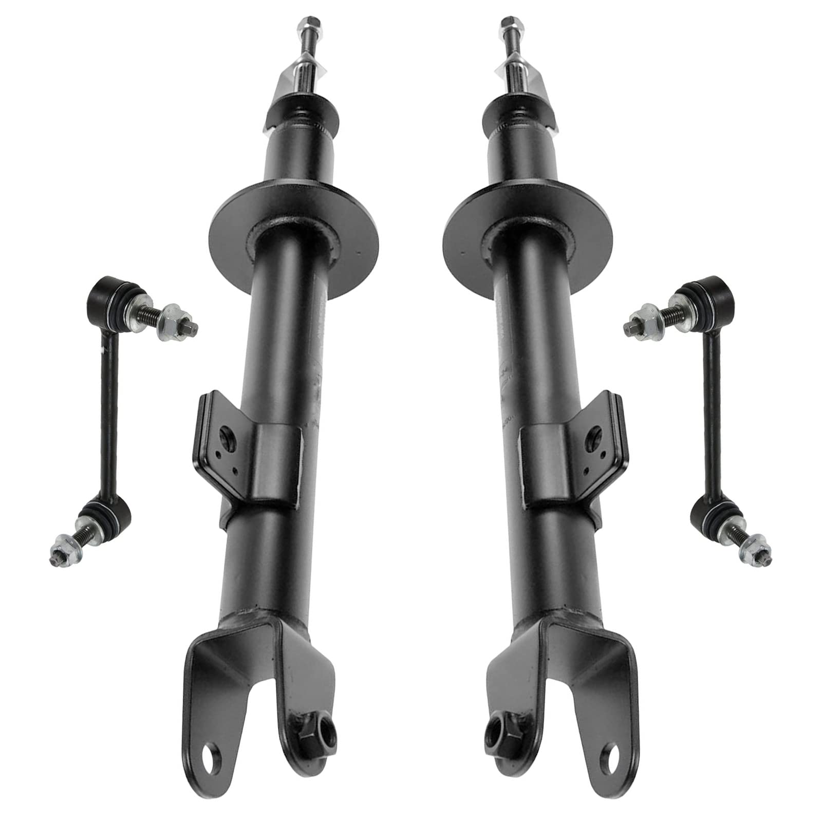 TRQ Front Suspension Kit - Shock Absorber, Sway Bar & Stabilizer Link Replacement for 2005-2010 Chrysler 300, 2008-2010 Dodge Challenger, 2006-2010 Charger, 2005-2008 Magnum - Improve Ride Comfort & Handling for Daily Driving & Performance Upgrades